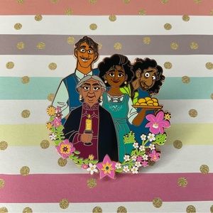 Abuela Alma, Bruno, Julieta, and Agustin Madrigal Family Encanto Disney Pin